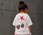 SUB™ Red Star - Baby Oversize T-Shirt ( Beyaz )