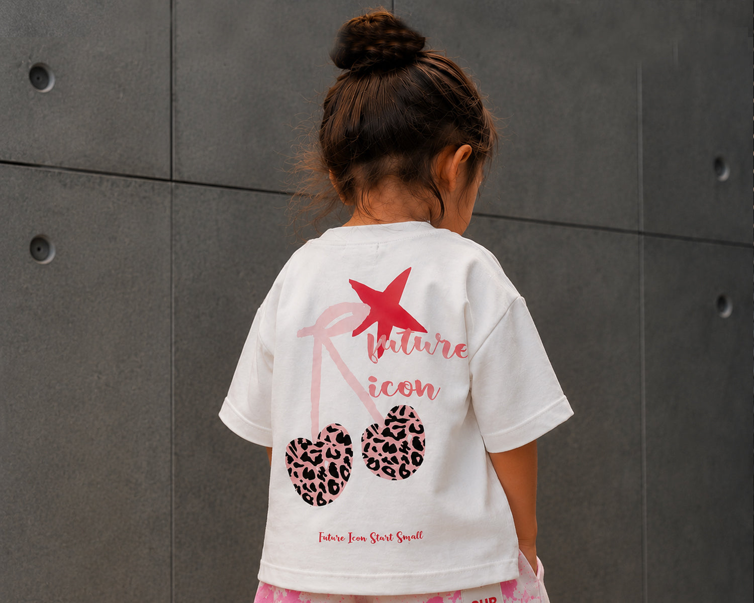 SUB™ Red Star - Baby Oversize T-Shirt ( Beyaz )
