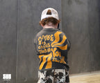 SUB™ Think - Baby Oversize T-Shirt ( Gri )
