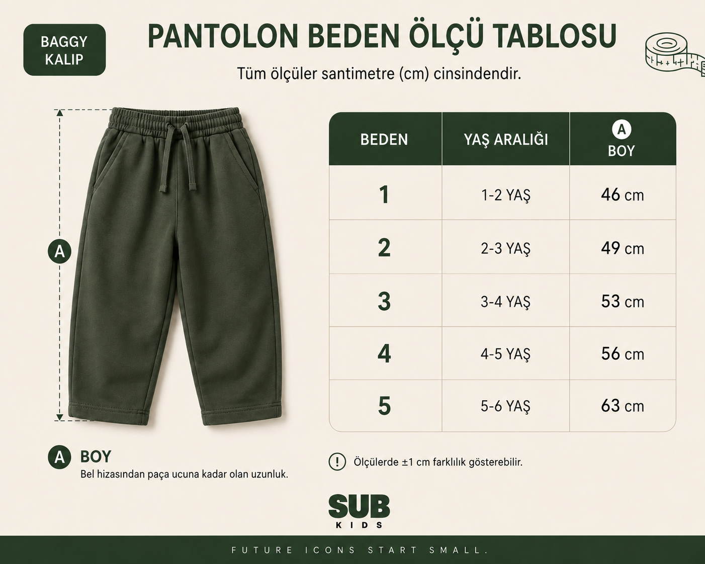 SUB™ COW - Baby Baggy Pantolon
