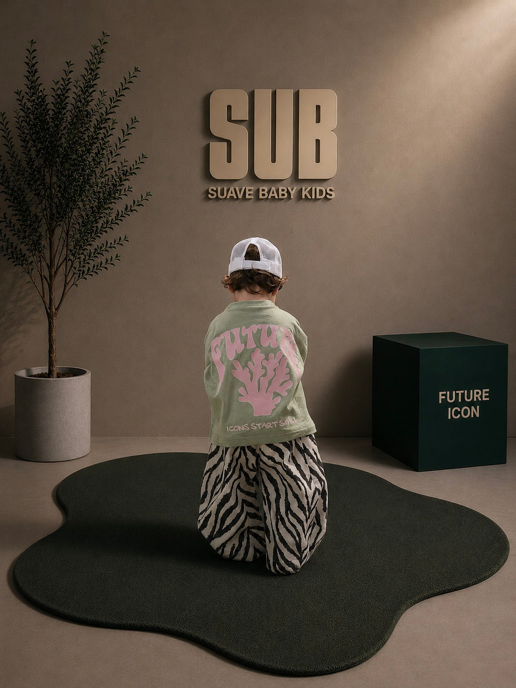 SUB™ Future Oversize T-shirt ( Su Yeşili )