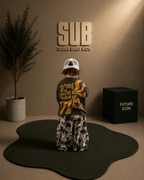 SUB™ Think - Baby Oversize T-Shirt ( Gri )